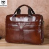 Sac en cuir de voyage affaire pour ordinateur portable 15 pouces