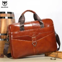 BULLCAPTAIN-tui-Bombes-en-Cuir-group-pour-Homme-Sac-Main-d-Affaires-de-Bureau-Classique-pour