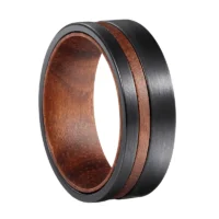 Bague-en-bois-de-santal-rouge-pour-homme-bande-d-incrustation-en-tungst-ne-8mm