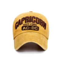 DistMurcia-Casquette-de-baseball-d-lav-e-unisexe-alphabet-3D-lettres-CAPRICORN-brod-e-mode-hommes-1