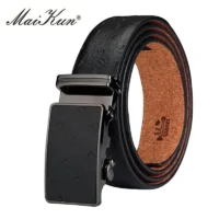 Maikun-Ceinture-en-cuir-de-luxe-pour-hommes-design-Original-Grain-d-autruche-automatique-avec-boucle-1