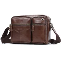 Sac-bandouli-re-en-cuir-v-ritable-pour-hommes-d-contract-sacoche-coussin-Business-tendance-nouvelle