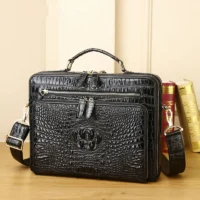 Sac-main-en-alligator-en-cuir-v-ritable-pour-homme-grande-capacit-mallette-d-affaires-sac