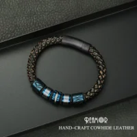 REAMOR-Bracelet-en-cuir-de-vachette-textur-r-tro-pour-homme-bracelet-tiss-la-main-acier-1