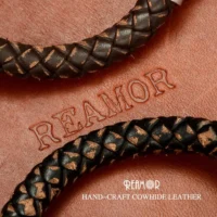 REAMOR-Bracelet-en-cuir-de-vachette-textur-r-tro-pour-homme-bracelet-tiss-la-main-acier-3