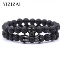 YIZIZAI-Bracelet-de-perles-couronne-de-cr-ne-pour-hommes-et-femmes-bijoux-de-couple-2018