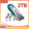 Clé LENOVO USB 3.0 portable en métal, 512 Go, 256 Go, 1 To, 2 To