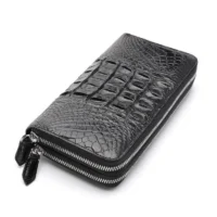 Portefeuilles-Alligator-en-cuir-v-ritable-pour-hommes-d-affaires-porte-cartes-de-luxe-sac-main-2