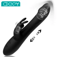 10-Vitesse-G-Spot-Lapin-Femelle-Vibromasseur-Double-Moteur-T-lescopique-Clitoris-Vagin-Stimulation-Puissant-Gode