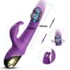 Vibromasseur double pour Femme, Rotation Télescopique