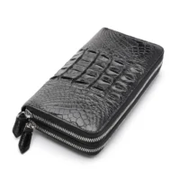 Portefeuilles-Alligator-pour-hommes-d-affaires-cuir-v-ritable-de-crocodile-portefeuille-long-porte-cartes-de